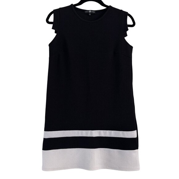 ASOS Dresses & Skirts - Daisy Street ASOS Womens Black/White Sleeveless Pencil Mini Shirt Dress Size 12